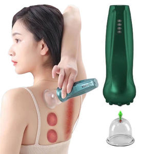 Drop Shipping akupunktur mesaj cihazı akıllı elektrikli vakum emme 6 bardak terapi seti çukurluğu terapi masaj makinesi - Product Image 1