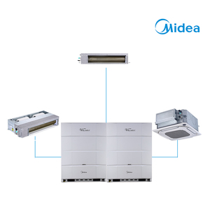 เครื่องปรับอากาศแบบแยกส่วนหลายจุดยี่ห้อ Midea เทคโนโลยีอินเวอร์เตอร์แบบ Full DC 54 แรงม้า 152 กิโลวัตต์ ระบบทำความเย็นอย่างเดียว มอเตอร์พัดลมแบบ DC สำหรับสนามบิน - Product Image 2