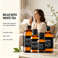 Huile parfumée pour hôtel, marque privée, 30 ml, thé blanc, parfum doux et frais, multi-scénarios, huile parfumée pour diffuseur d'arômes d'hôtel