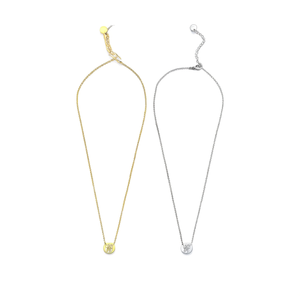 Collar de Acero Inoxidable con Colgante de Letra de 1 cm de un Solo Lado - Product Image 2