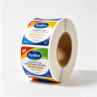 Étiquettes personnalisées écologiques et recyclables pour produits de nettoyage ménager, rouleaux d'autocollants adhésifs imperméables personnalisés pour détergent liquide