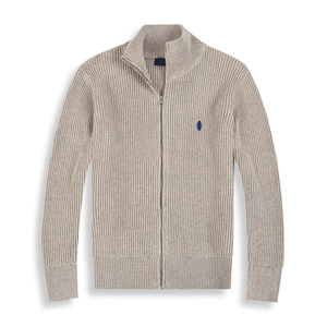 Suéter de Punto Personalizado con Logotipo, Chaqueta de <span class=keywords><strong>Cuello</strong></span> <span class=keywords><strong>Alto</strong></span> de Manga Larga para <span class=keywords><strong>Hombre</strong></span>, Estilo Slim Fit, para Invierno - Product Image 2