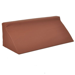 Coussin de posture triangulaire ergonomique en cuir pour le soutien du dos et le soulagement lombaire - Product Image 3