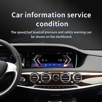 Reproductor Multimedia para Auto con Pantalla Táctil Android de 12.3 Pulgadas, Android Auto, CarPlay, GPS Integrado y Asistente de Reversa para Mercedes-Benz Clase S W221/W222