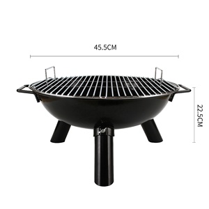 Brasero multifonctionnel en fonte, barbecue au charbon de bois, foyer à bois compatible <span class=keywords><strong>Weber</strong></span> - Product Image 2