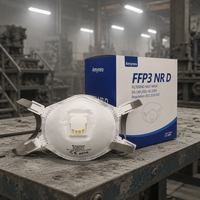 Masque FFP3 certifié CE Sk8833V, masque respiratoire jetable à 5 couches, masque de protection faciale de sécurité industrielle EN149, approvisionnement en vrac