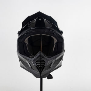 Helm <span class=keywords><strong>Cross</strong></span> Off-road Serat Karbon 3K Pabrik 2025 ECE22.06 Berkualitas Tinggi Casco Grafis Kustom Helm Motor <span class=keywords><strong>Cross</strong></span> - Product Image 3