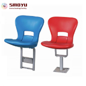 Sièges de banc de stade de football en aluminium, design peu encombrant, montage au sol/surélevé, centre sportif intérieur, service OEM personnalisé - Product Image 2