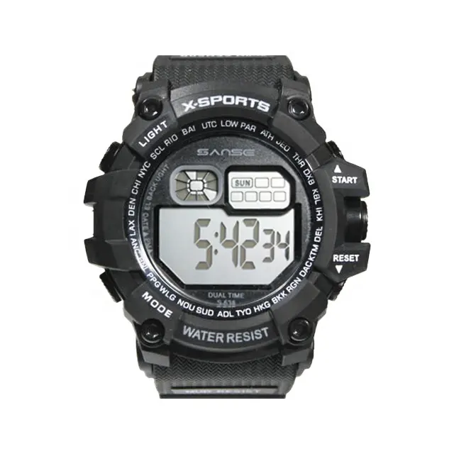 Sanse S-638 reloj hombre deportivos sport mens water resistant digital watch