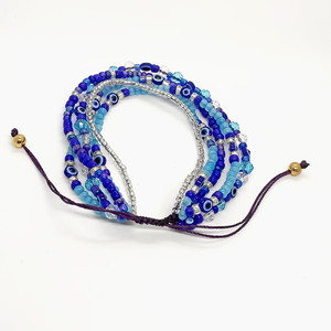 Bijou de <span class=keywords><strong>cheville</strong></span> pour femme en alliage de fer blanc plaqué or 18 carats, style bohème, avec imitation perle, cristal et strass en forme de papillon - Product Image 4