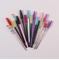 Tête de couleur de baguettes masacra brosse à cils jetables couleurs personnalisées et emballage disponible