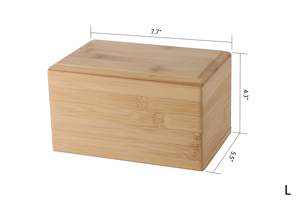 JQ kotak memori kenang-kenangan kayu kuat bambu besar Urn hewan peliharaan untuk Funerals dan <span class=keywords><strong>Memorials</strong></span> - Product Image 4
