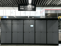 Casiers électroniques intelligents assemblés pour aéroports et gares ferroviaires, service 24h/24 et 7j/7, sécurisés, robustes, durables, en acier, certifiés CE