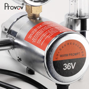 Debimetre ile gaz silindiri karbon dioksit basınç düşürücü vana elektrikli 110V <span class=keywords><strong>CO2</strong></span> isıtıcı regülatörü - Product Image 3