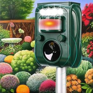 Ahuyentador de Aves Recargable para Exteriores, Ecológico, de Plástico ABS Sólido, 50-100 m², con Energía Solar, Disuasivo para Ovejas y Ahuyentador de Murciélagos - Product Image 2