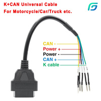 Para KTM OBD2 conector motocicleta Motobike para YAMAHA para SUZUKI para HONDA Moto para Ducati OBD 2 cable de extensión para Kawasaki