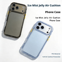 Coque antichoc personnalisable en TPU effet gel givré pour iPhone 17 Pro Max 16 15 14 13 12 11 – Vente chaude
