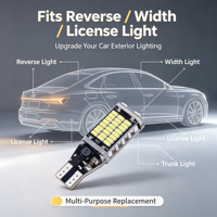 Ampoule LED de recul pour voiture T15-4014-60SMD, 60SMD, 6000K, blanc, sans erreur Canbus, T15 921 W16W, lampe de recul automatique
