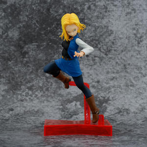 Figurines d'action de haute qualité en PVC de 15 cm, <span class=keywords><strong>Dragon</strong></span> Balls Super Saiyan Android n° 17 et n° 18, jouet de dessin animé, modèle de décoration - Product Image 4