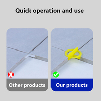 Entretoises rondes pour carrelage réutilisables de 1,5 mm et 2,0 mm pour une installation facile, utilisation extérieure, carrelage de qualité supérieure