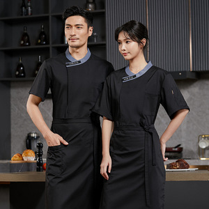 Chemise <span class=keywords><strong>de</strong></span> chef <span class=keywords><strong>professionnelle</strong></span> pour homme, uniforme <span class=keywords><strong>de</strong></span> cuisinier, veste <span class=keywords><strong>de</strong></span> <span class=keywords><strong>cuisine</strong></span>, vêtements <span class=keywords><strong>de</strong></span> travail pour restaurant, hôtel, boulangerie, serveur, unisexe - Product Image 6
