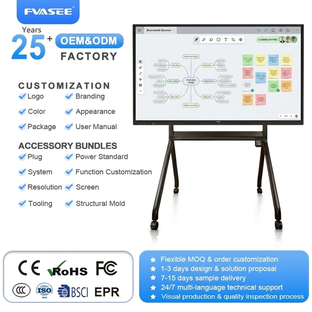 Seewoconferencing All-in-One 40-Touch Interactive Panel with 4K Anti-Glare Glass TV Whiteboard Dual OS (Android/Win10) Low Price