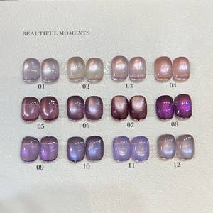 AILANUO Popular 2026 Nueva Colección Serie Ojo de Gato Colores 15ML Marca Privada Set de Esmalte en Gel Ojo de Gato Morado 30 Colores - Product Image 3