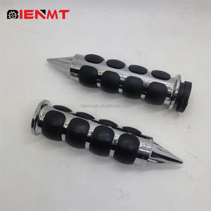 Poignées de guidon de <span class=keywords><strong>moto</strong></span> rétro de 25mm pour Cruiser Chopper Sportster BObber Touring - Product Image 1