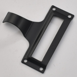 Porta Tarjetas de Visita de Metal Negro con Tiradores y Orejetas, Diseño Moderno y Sencillo, Duradero - Product Image 3