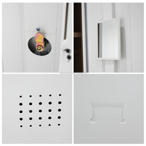 Armoire suspendue en acier à deux portes, armoire métallique, <span class=keywords><strong>casier</strong></span> de rangement avec serrure pour école, dortoir, <span class=keywords><strong>bureau</strong></span> ou vestiaire - Product Image 3