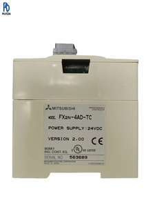 Module PLC FX2N-4AD-TC, contrôleur logique programmable, module de contrôle industriel, module d'entrée analogique, utilisé, démonté, fonctionnel - Product Image 1
