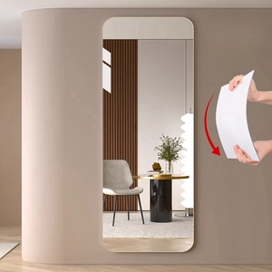 Espejo Acrílico Moderno Irrompible en Oferta, Adhesivo de Pared sin Marco, Personalizable, Impermeable, Decoración para Baño - Product Image 1