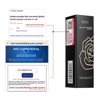 Blue Enchantress Lipstik Kecantikan Tahan Air Berubah Warna Melembapkan Tidak Lengket Tahan Lama Ukuran Reguler Box-a
