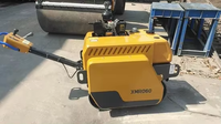 Compactador Vibratorio de Doble Tambor de 600KG de Calidad de Exportación XMR060 con Motor Confiable, Excavadora de Asfalto, Rodillo Autopropulsado y Bomba de Motor
