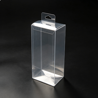 Boîte d'emballage en plastique transparente, PET RPET PVC pliable, boîte cadeau pour petits accessoires, artisanat, cosmétiques