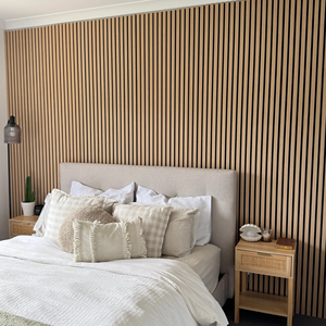 התקרה נדדוקסונצית גל מפוזר נטוי מחוץ לוחות mdf חי פורניר אקופנל 2400 מ "מ קיר - Product Image 5