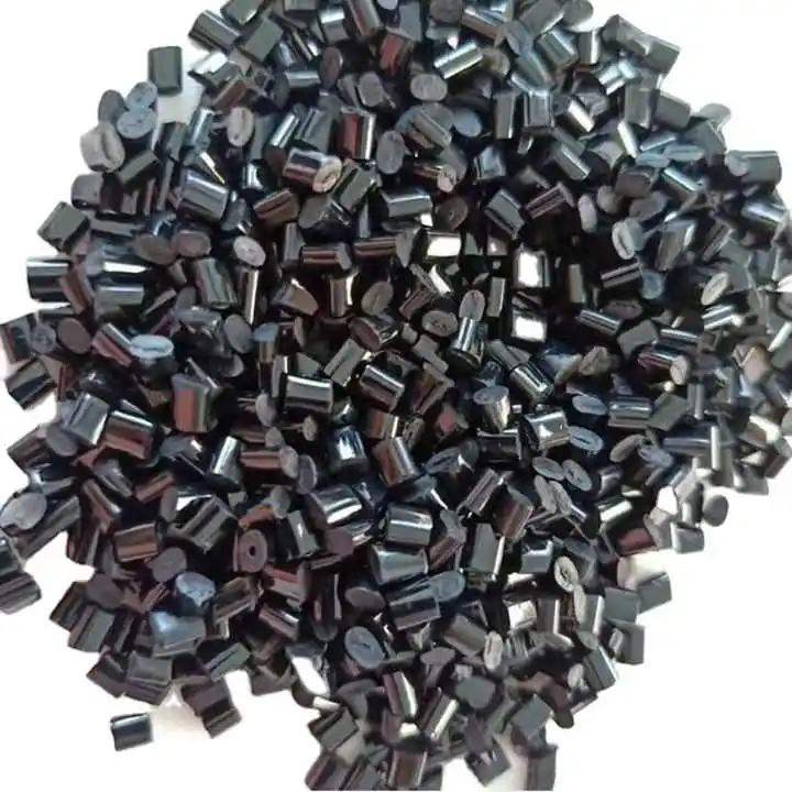 Harga terbaik CRP 100 kepadatan tinggi polietilen resin hdpe bahan baku PE hitam 100 senyawa untuk pipa dan fitting