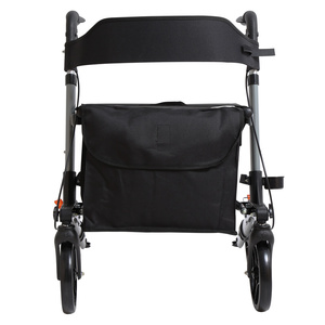 ToWell魅力的なユーロスタイルアルミ合金軽量折りたたみ式ロレーターウォーカー大人用シート付き - Product Image 4