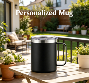 Taza Aislada con Asa Estilo Europeo Americano, Taza de Café de Acero Inoxidable 304 de Varios Tamaños, Vaso Portátil para <span class=keywords><strong>Cerveza</strong></span> y Bebidas Diarias - Product Image 6