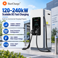 Chargeur rapide DC StarCharge Titan V5 240 kW double CCS2 OCPP pour les stations de recharge des flottes CPO