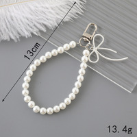Offre Spéciale divers modèles fleur coeur coquille perle porte-clés alliage métal voiture porte-clés perle Bracelet perlé porte-clés accessoires