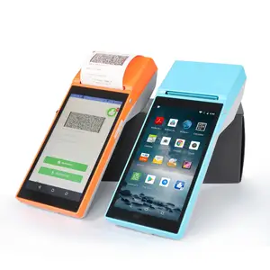 5.5 inch cheap price Portable 4G Android Pos cketing POS system With Printer for mobile parking management
