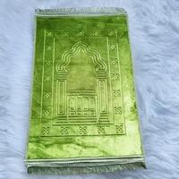 Tapis de prière personnalisable en tissu gaufré de haute qualité, style persan, directement de l'usine chinoise, fournisseur de tapis de pèlerinage
