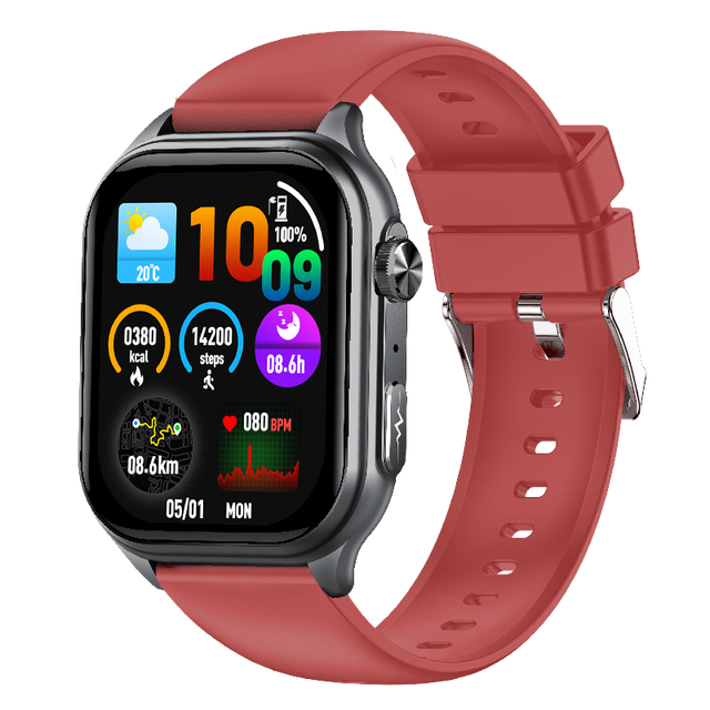 GE500 4G Smart Watch Nano SIM 2.06in AMOLED 410x502 ECG EDA Skin Conductance Stress Mood Body Sleep SpO2 Fitness Tracker HRV SOS