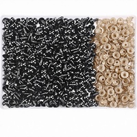Yeux de sécurité en plastique noir pour jouets, artisanat de poupées, ours en peluche, fabrication de jouets en peluche, accessoires pour animaux amigurumi