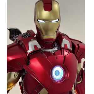 Mk7 Ironman tamaño pequeño 90cm resina artesanía modelo Marvel acción película personaje superhéroe - Product Image 2