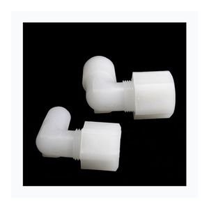 PVDF 90 derece erkek dirsek 1/4-1 birliği plastik konektörler çin fabrika su gaz yağı sistemi boru bağlantı parçaları - Product Image 2