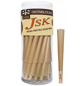 King Size Pre roll cones with Plastic showcase 50 pieces set