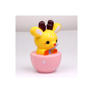 PU Foam Cute Deer Cup Fidget Toy For Kids 2-4 Years Unisex Slow <b>Rebound</b> Plaything - Product Image 3