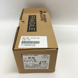 เบรกเกอร์วงจรขนาดเล็ก MITSUBISHI ของแท้ใหม่ 100% รุ่น BH-DN 1P+N 6A ชนิด C - Product Image 1